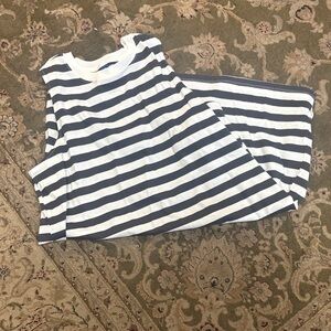 Black and White Striped dress